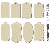 set of cardboard craft tags of...