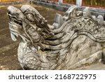 Carved Stone Dragon On...