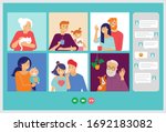family  grandparents  children  ... | Shutterstock .eps vector #1692183082