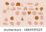 collection of vector hand drawn ... | Shutterstock .eps vector #1884939325