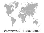 world map vector | Shutterstock .eps vector #1080233888