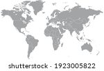world map color vector modern.... | Shutterstock .eps vector #1923005822