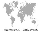 color world map vector | Shutterstock .eps vector #788759185