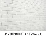 White Brick Wall  Angle View ...