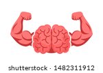 brain  intellect power. extreme ... | Shutterstock .eps vector #1482311912