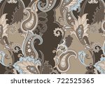 Textile Paisley Pattern In...