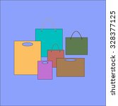 bags shopping | Shutterstock .eps vector #328377125
