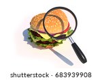 A Beefburger With A Magnifying...