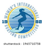 women's international surfing... | Shutterstock .eps vector #1965710758