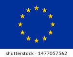 vector flag of european union.... | Shutterstock .eps vector #1477057562