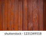 Small photo of The door wood dark brown off well