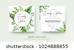 wedding floral watercolor style ... | Shutterstock .eps vector #1024888855
