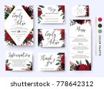 wedding invite  invitation save ... | Shutterstock .eps vector #778642312