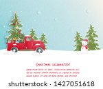 christmas celebrations with... | Shutterstock .eps vector #1427051618