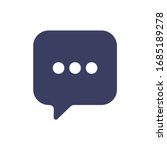 speech bubble icon for graphic... | Shutterstock .eps vector #1685189278