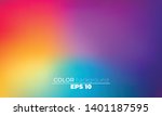 abstract blurred gradient mesh... | Shutterstock .eps vector #1401187595