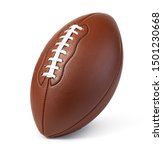 Leather american football ball...