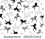 vector horses  abstract ... | Shutterstock .eps vector #2022511412
