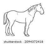 Draft Horse Simple Outline...