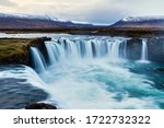 Goðafoss Waterfall (waterfall of the Gods) is one of the most beautiful in Iceland. Located just off the Ring Road, no one should pass this beauty without a visit. 