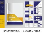 16 pages  education brochure... | Shutterstock .eps vector #1303527865