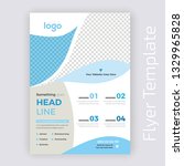 business flyer design layout... | Shutterstock .eps vector #1329965828