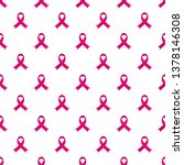 pink ribbon support breast... | Shutterstock .eps vector #1378146308