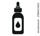 Essential Oils Bio Dropper Icon....