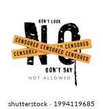 no slogan text grunge and... | Shutterstock .eps vector #1994119685