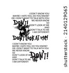 cool grunge black slogan text... | Shutterstock .eps vector #2140129065
