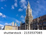 Famous Neues Rathaus In Munich...