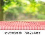 Red Checkered Tablecloth...