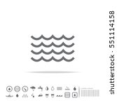 wave icon | Shutterstock .eps vector #551114158