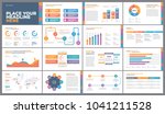 presentation template design.... | Shutterstock .eps vector #1041211528