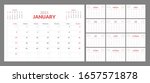 wall calendar template for 2021 ... | Shutterstock .eps vector #1657571878