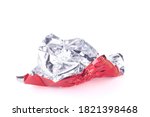 Candy Red Wrapper Empty And...