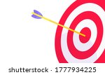 sport target icon with arrow in ... | Shutterstock .eps vector #1777934225