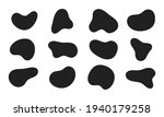 12 modern liquid irregular blob ... | Shutterstock .eps vector #1940179258