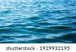 Blue Sea Water Background...