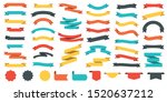 different colored ribbons... | Shutterstock .eps vector #1520637212