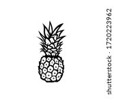 pineapple icon. vector... | Shutterstock .eps vector #1720223962