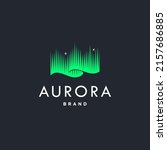 Green Aurora Borealis Logo ...