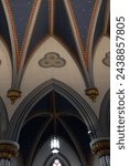 Small photo of Historic Most Holy Trinity Church Detroit, Michigan -USA- March 15, 2024- Historic Most Holy Trinity Lutheran Church of Detroit