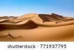 Sahara Desert  Erg Chebi Dunes. ...