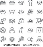 thin line icon set   spoon and... | Shutterstock .eps vector #1286257048