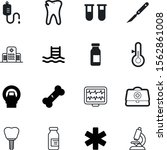 medical vector icon set such as ... | Shutterstock .eps vector #1562861008