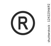 R Symbol Copyright Vector Image