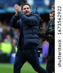 Small photo of LONDON, ENGLAND - FEBRUARY 22, 2020: Frank Lampard of Chelsea London pictured during the 2019/2020 Premier League game between Chelsea London and Tottenham Hotspur at Stamford Bridge stadium.