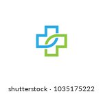 medical cross and health... | Shutterstock .eps vector #1035175222