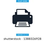 printer icon vector design...